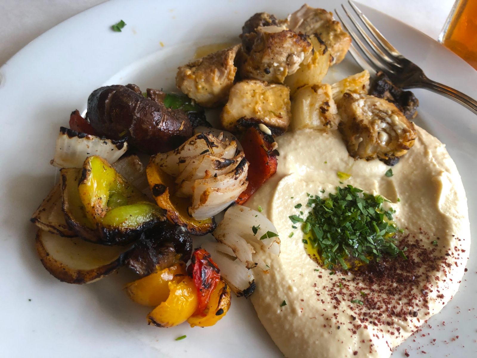 Grilled Fish Kabobs from Byblos